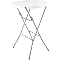 Bolero runder Klapptisch weiß 80cm