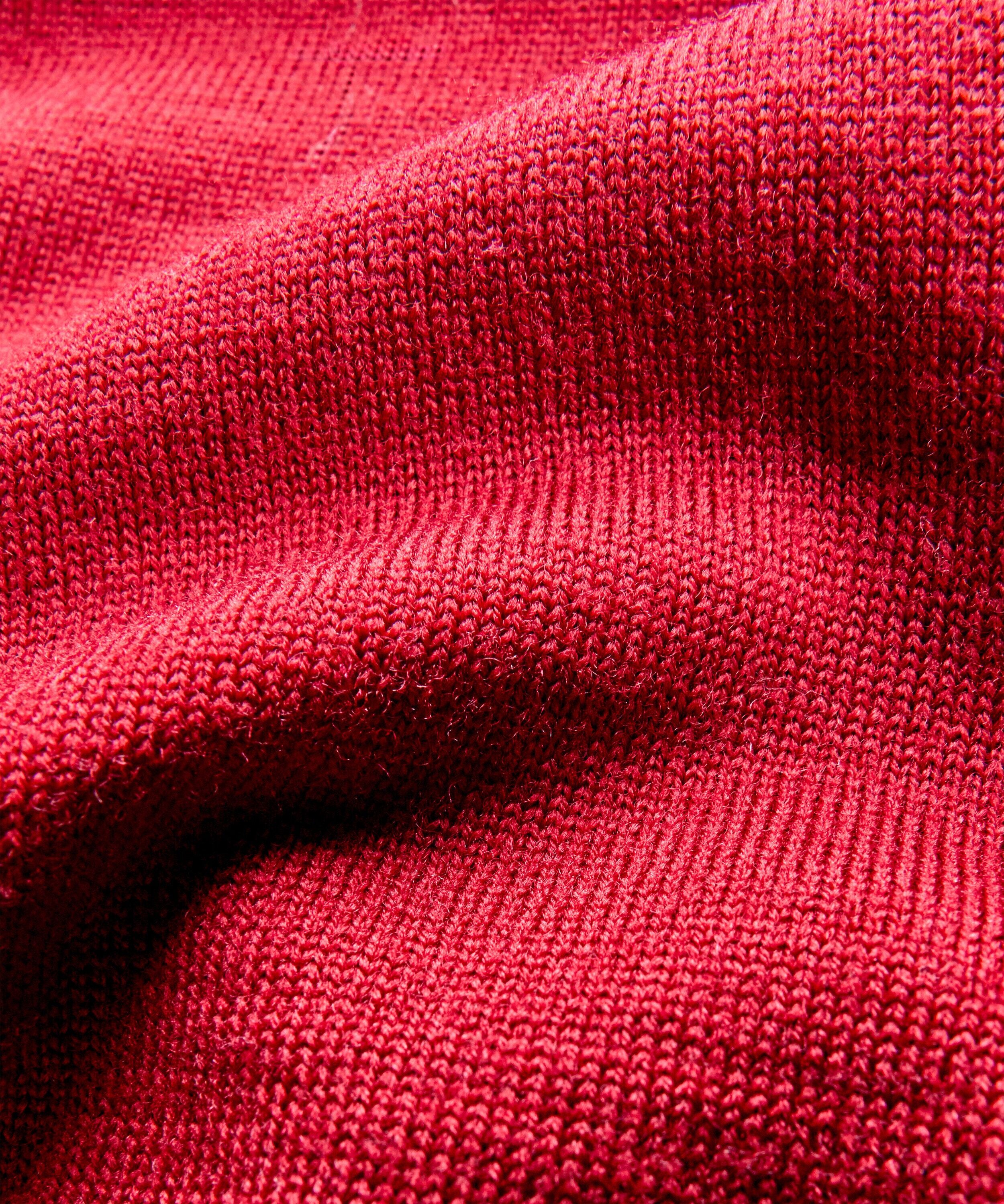 Strickpullover FALKE "Pure Merino Wool", Damen, Gr. L, rot (rot velvet (8264)), Pullover Strickpullover