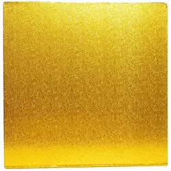 Cakeboard 30x30 cm 12mm gold