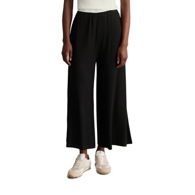 Culotte MARC O'POLO DENIM, Damen, Gr. S, N-Gr, schwarz, Web, Obermaterial: 97% Viskose, 3% Elasthan, knöchellang, Hosen Culotte