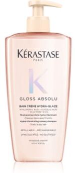 Kérastase Gloss Absolu Créme Bain Hydra-Glaze champô para cabelo brilhante e macio 500 ml. Gloss Absolu Créme Bain Hydra-Glaze