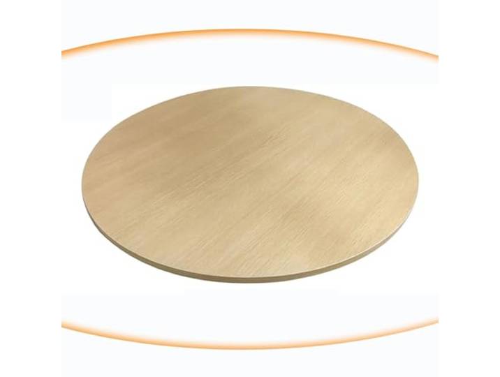 DAQXYH 80cm Großer Lazy Susan Drehteller Aus Holz, Servierplatte Für Esstisch Drehbares Tablett Für Zuhause, Serviertablett Für Tisch, Mit Geräuschlosem Lager(Logs,80cm/30in)