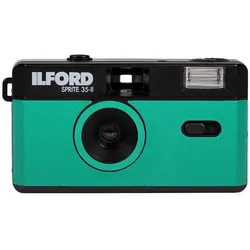 Ilford Sprite 35-II, Analogkamera, Grün, Schwarz