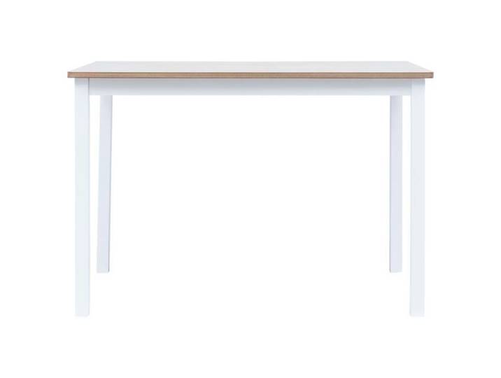 Table à dîner - GENERIQUE - 114x71x75 cm - Bois d'hévéa massif - Finition laquée - Design contemporain
