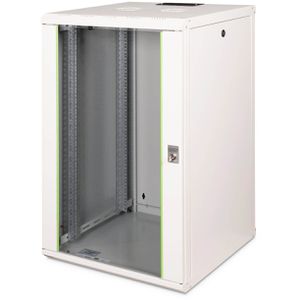 Digitus Netzwerkschrank Unique, DN-19 20U-6/6, 19 Zoll, Wandgehäuse, 100 kg, 600 x 998 x 600 mm, lichtgrau, 20 HE