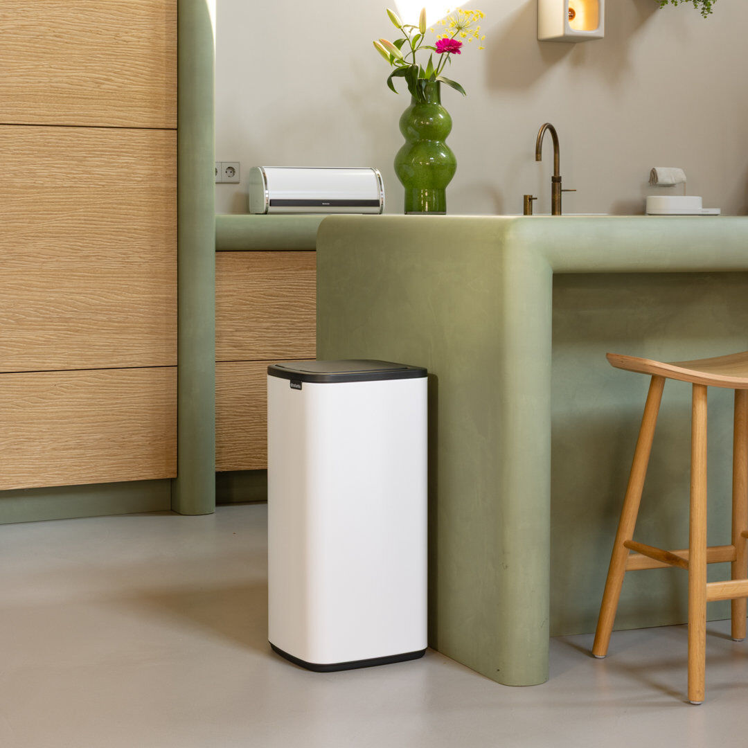 Brabantia Bo Touch Bin 30 Litre White 30L