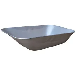 Ersatzmulde 85l für Carry verzinkt, gelocht, 1mm