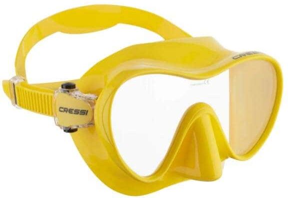 Schwimmbrille CRESSI, gelb, Sportbrillen, Schwimmbrille gelb Einheitsgröße
