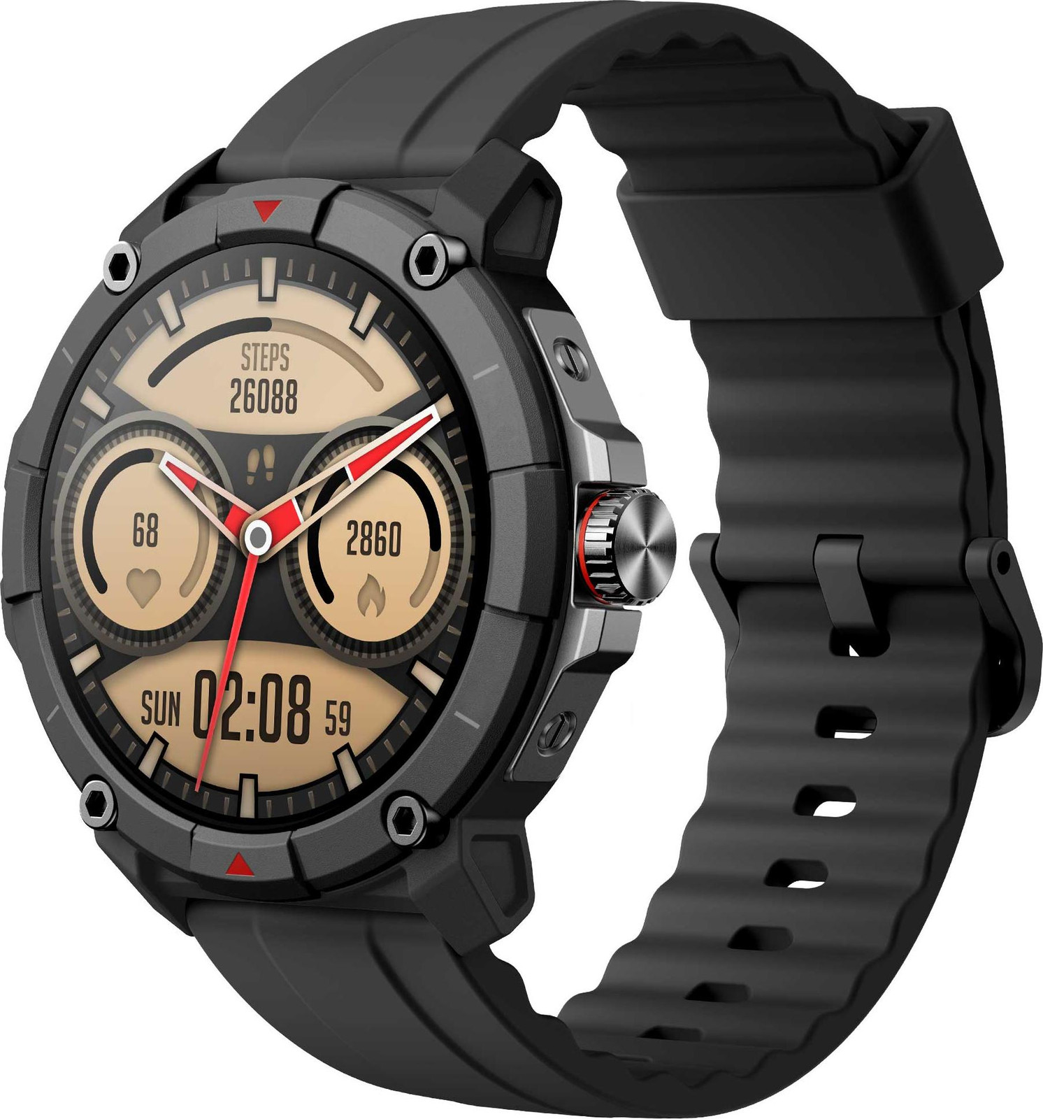Kuura+ Smartwatch met GPS - Zwart