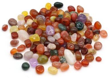 Inspire Select Natural Rain Flower Stone Pebbles Colorful Crystal Gravel For Fish Tanks & Home Decor 812 Mm 3.5 Oz