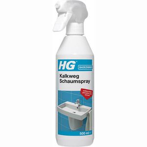 HG Badreiniger Kalkweg Schaumspray, effektives Antikalk Spray, 500ml
