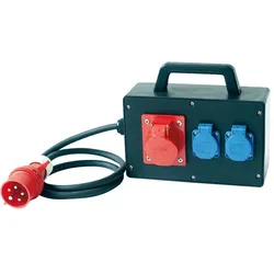 PCE, Baustromverteiler, 9216011 Traunsee MV 4xSSD 1.5m3G2.5VG-St H07 (4x, CEE 16/5)