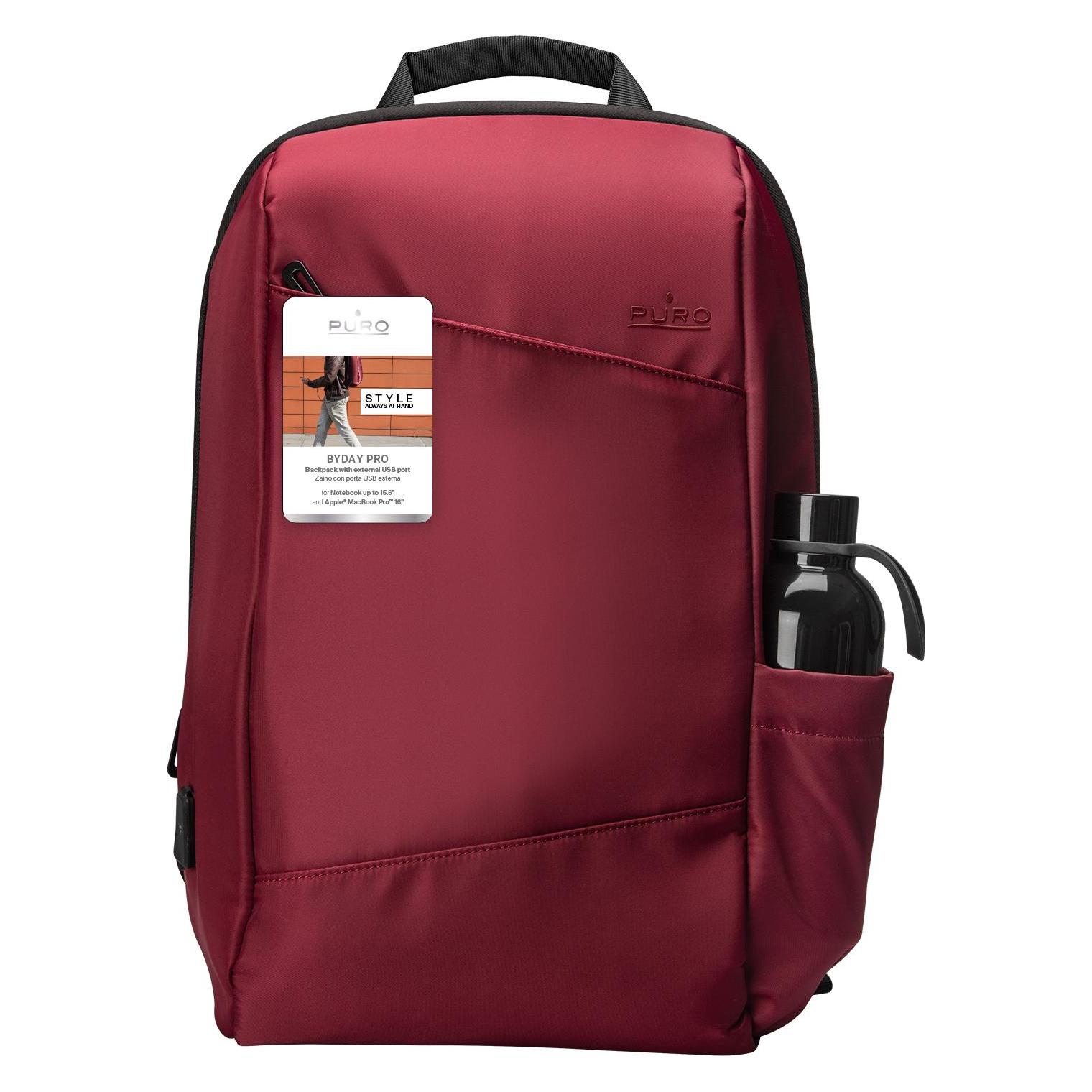 Puro ByDay 3 PC-Rucksack (PUBPBYDAY3RED)