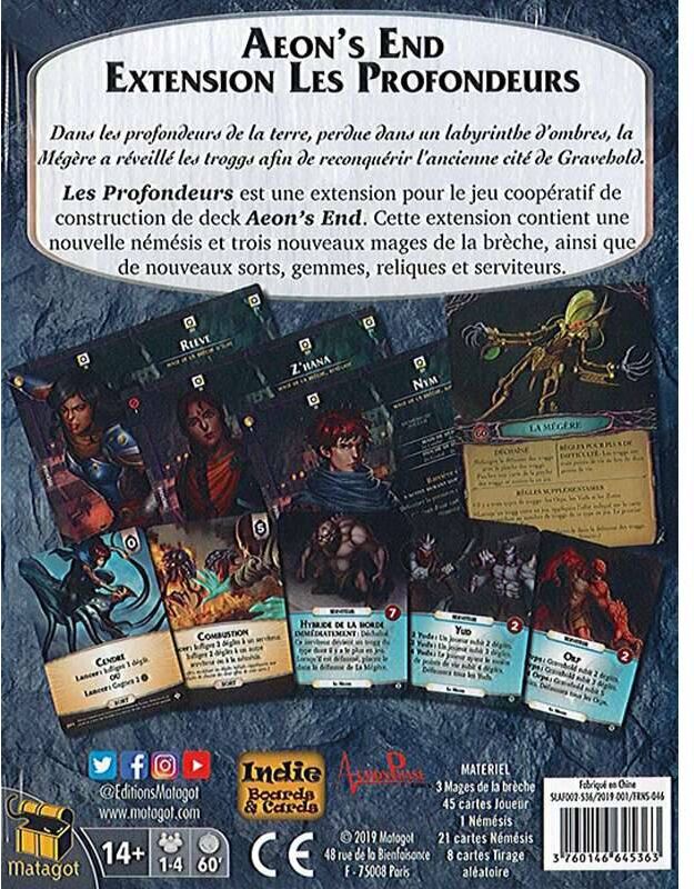 Matagot Aeon's End - Extension 1 : Les profondeurs