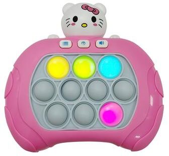 JoyToys Electronic Pop It Pro Game, Quick Push Bubble Fidget Toy   Anti Stress Relief For Adults & Kids pink