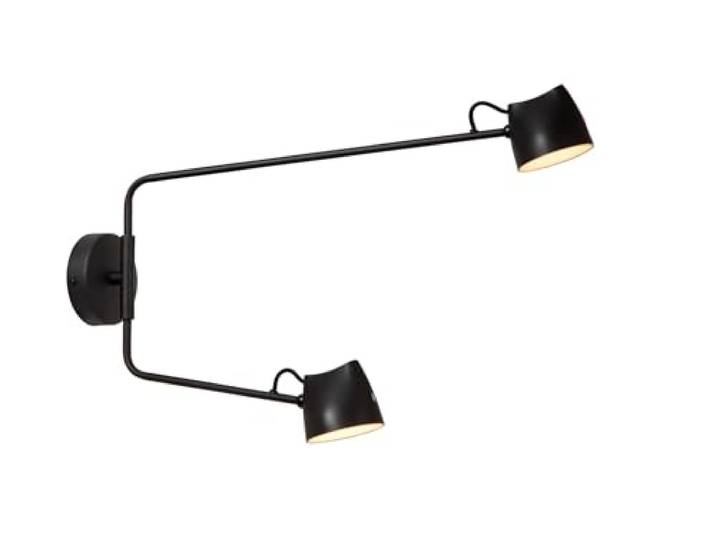 LUCIDE MILNE - Wandleuchte - LED Dim. - 2x8W 2700K - Schwarz