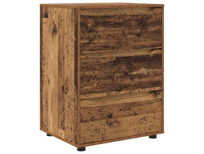 RJPLMFV Aufbewahrungsschrank, 60 x 48 x 81 cm, Holz, Antik-Finish Einfache Reinigung mit trockenem Tuch, Kugelführungen, Stabilisatoren, minimalistischer Stil, für Wohnzimmer oder