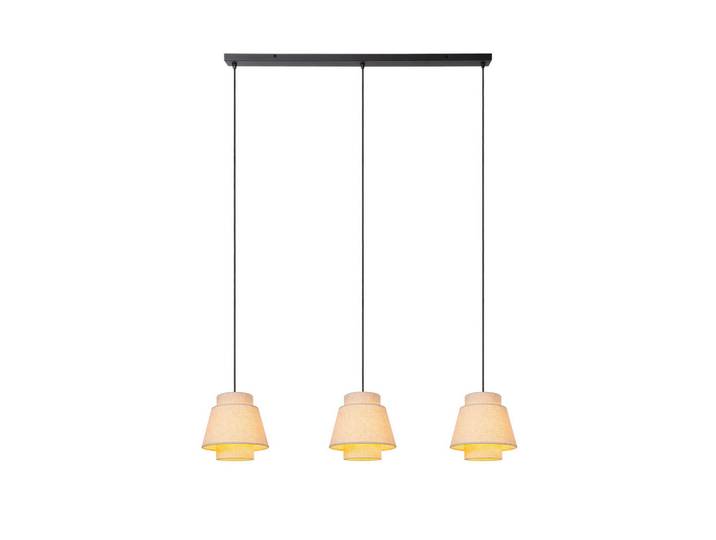 Lucide Hängeleuchte Tribute, Schwarz, Weiß, rechteckig, 25x150x120 cm, RoHS, Reach, Europäischer Sicherheitsstandard, kabellos, Lampen & Leuchten, Innenbeleuchtung, Hängeleuchten, Pendelleuchten