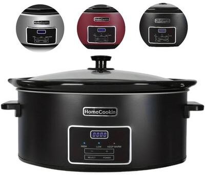 Zing Homecookin 6,7 Quart Digital Programmable Slow Cooker