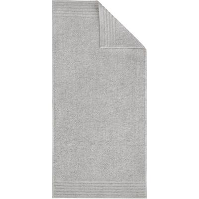 Handtuch DYCKHOFF "Deep Harmony Energy", silber, B:50cm L:100cm, Frottier, Obermaterial: 85% Baumwolle, 15% Hanf, Handtücher, 15% Hanf