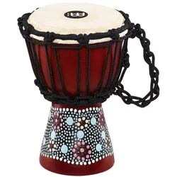 Meinl Percussion HDJ8-XXS - 4 1/2" African Style Mini Djembe, Flower Design - Djembe