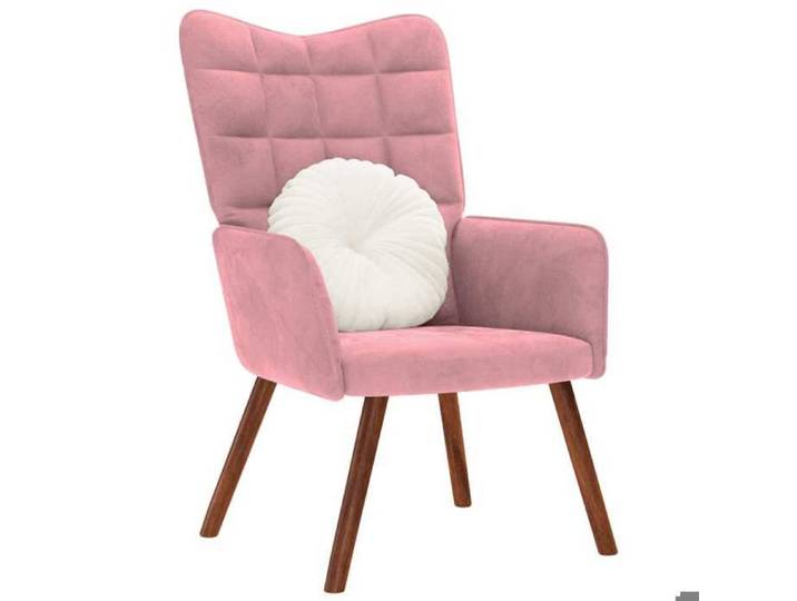 SALE 2025 Chaise de relaxation - chaise d'appoint de salon - Rose Velours - 61 5x69x95 5 cm 7 9 Kg 5843