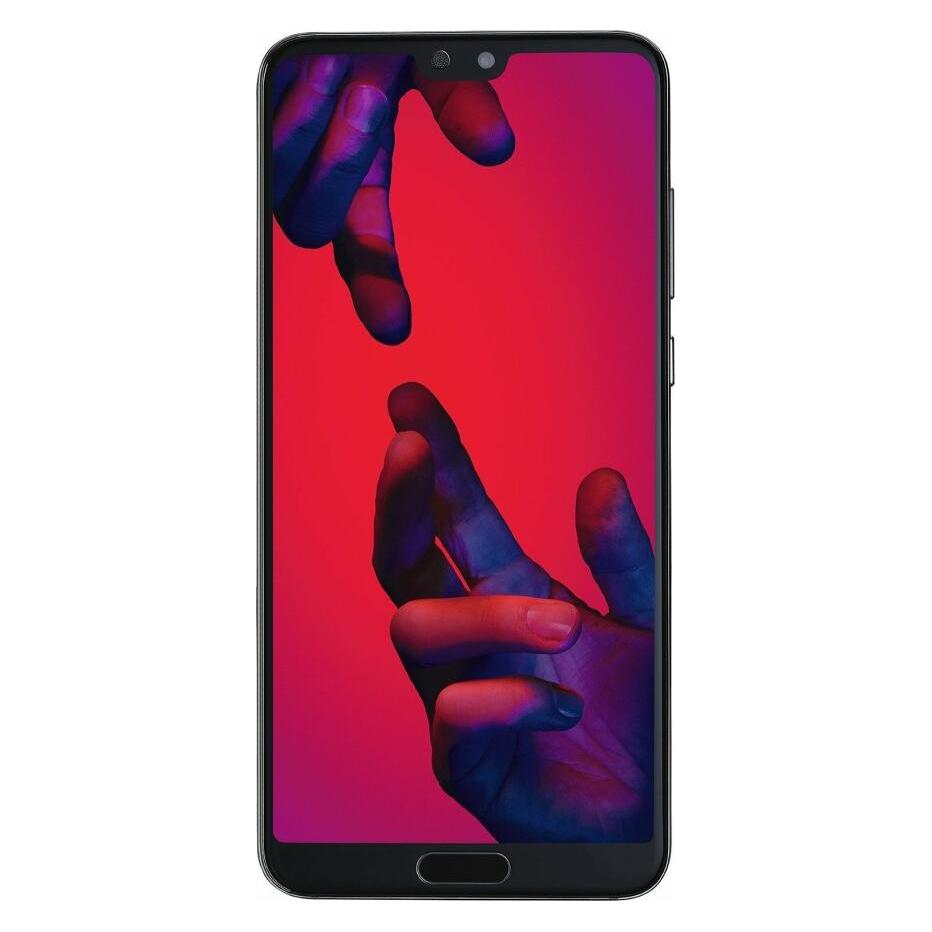 OEM Display-Einheit + Rahmen für Huawei P20 schwarz, ohne Logo (Display, Huawei P20) (25434951)