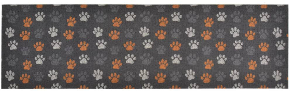 Ophelia & Co. Lorilee Kitchen Mat Black;Orange;Grey Runner W60 x L180 cm
