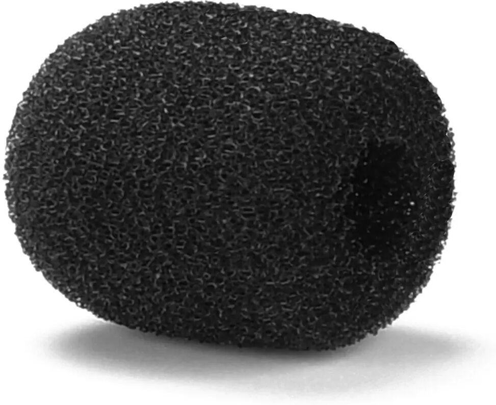 INF Schwarzer Schaumstoff-Windschutz für Mini-Mikrofon - Reduziert Pop-Geräusche, Windgeräusche und Staub