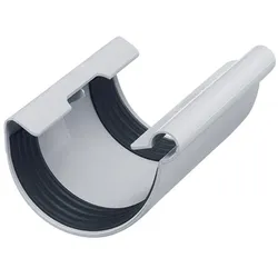 Rinnenverbindungsstück PVC grau