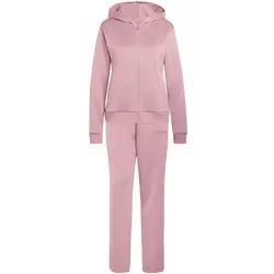 adidas Essentials Linear Trainingsanzug Damen KQ7589 - magic mauve L