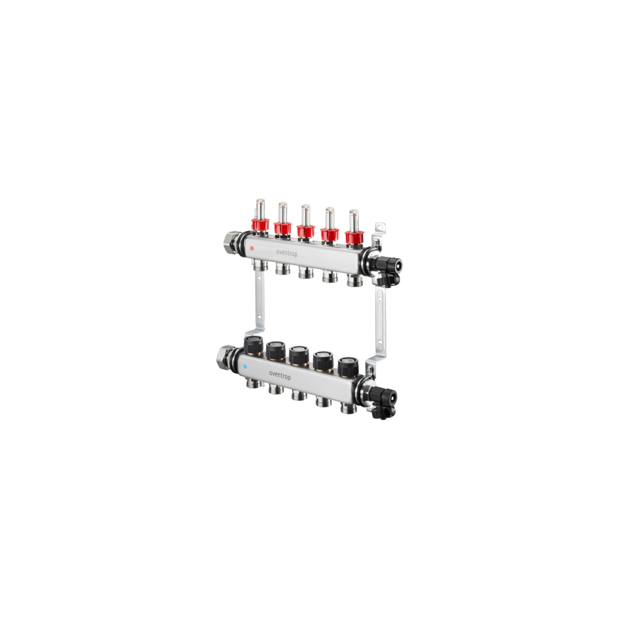 Oventrop Oventrop-Edelstahlverteiler 0-5 l/min., für 6 Kreise (1405956)