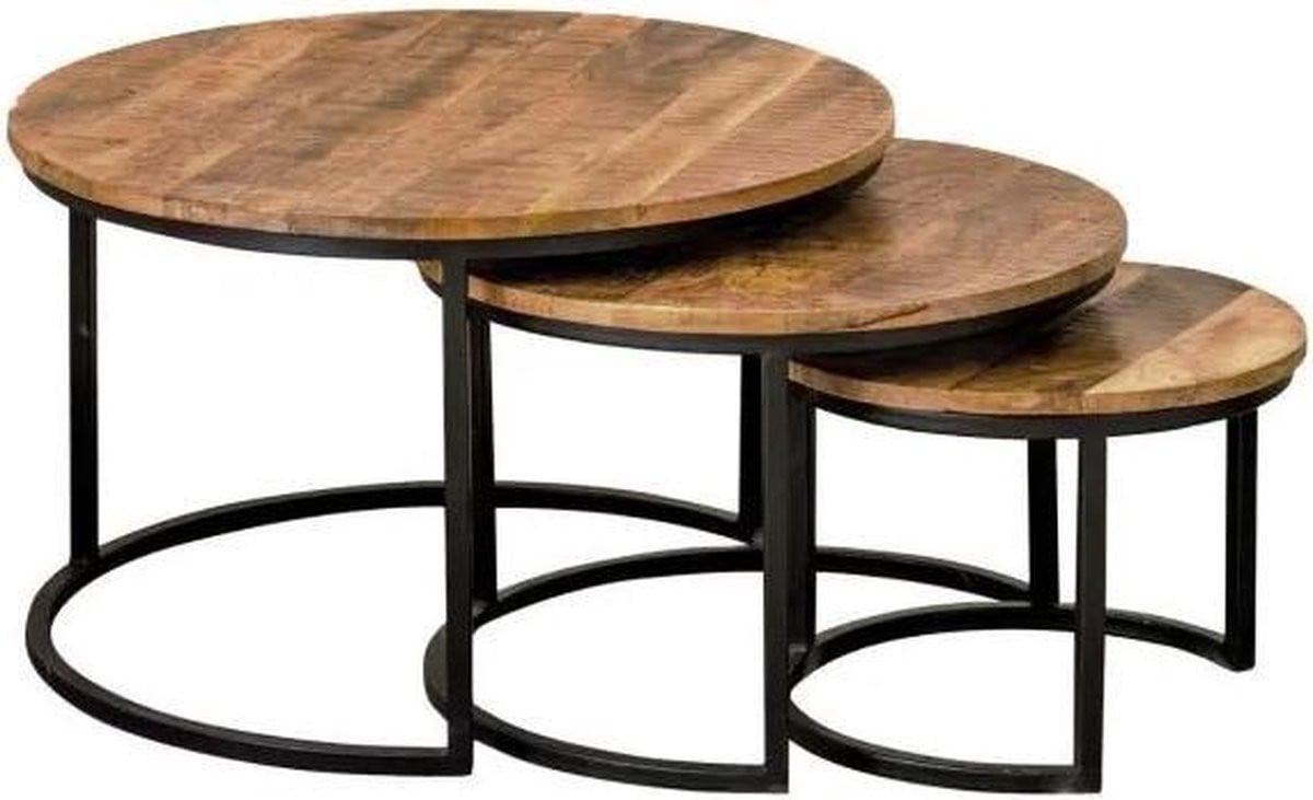 IronWood Salontafel set Triole - Set van 3