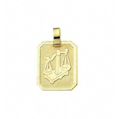 Sternzeichenanhänger ADELIA´S "Sternzeichen Anhänger Waage 333 Gold ( 8K )", gold, Schmuckanhänger, Damen, Waage, Gold, Goldanhänger Waage