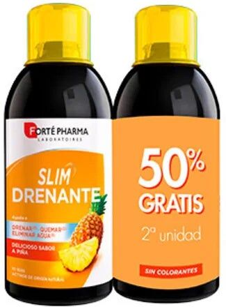 FORTE PHARMA Lote Slim Drenante Sabor Piña 2X