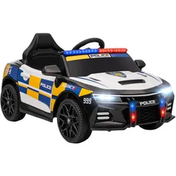 KINDER-POLIZEIAUTO Kunststoff Metall Weiß