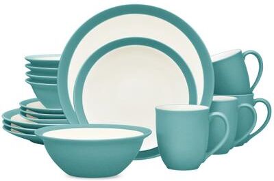 Noritake Colorwave 16-Piece Curve Dinnerware Set, Service for 4