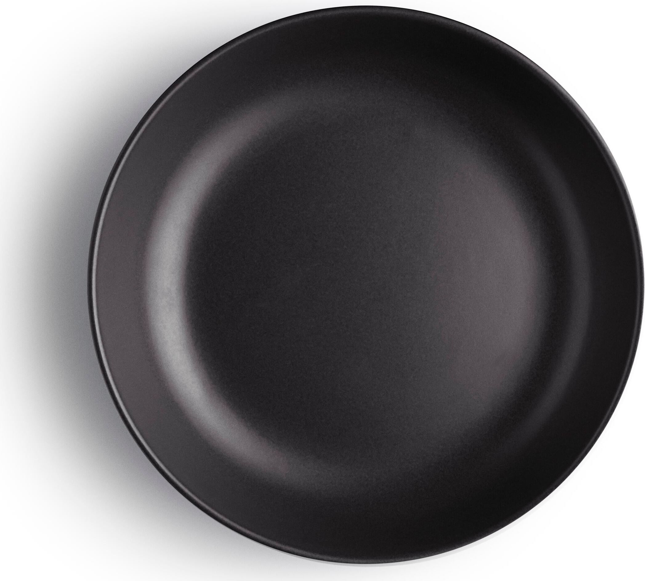 Suppenteller EVA SOLO "Suppen- & Pastateller Nord", schwarz, Ø:20cm, Steingut, Speiseteller, Suppenteller schwarz 20cm