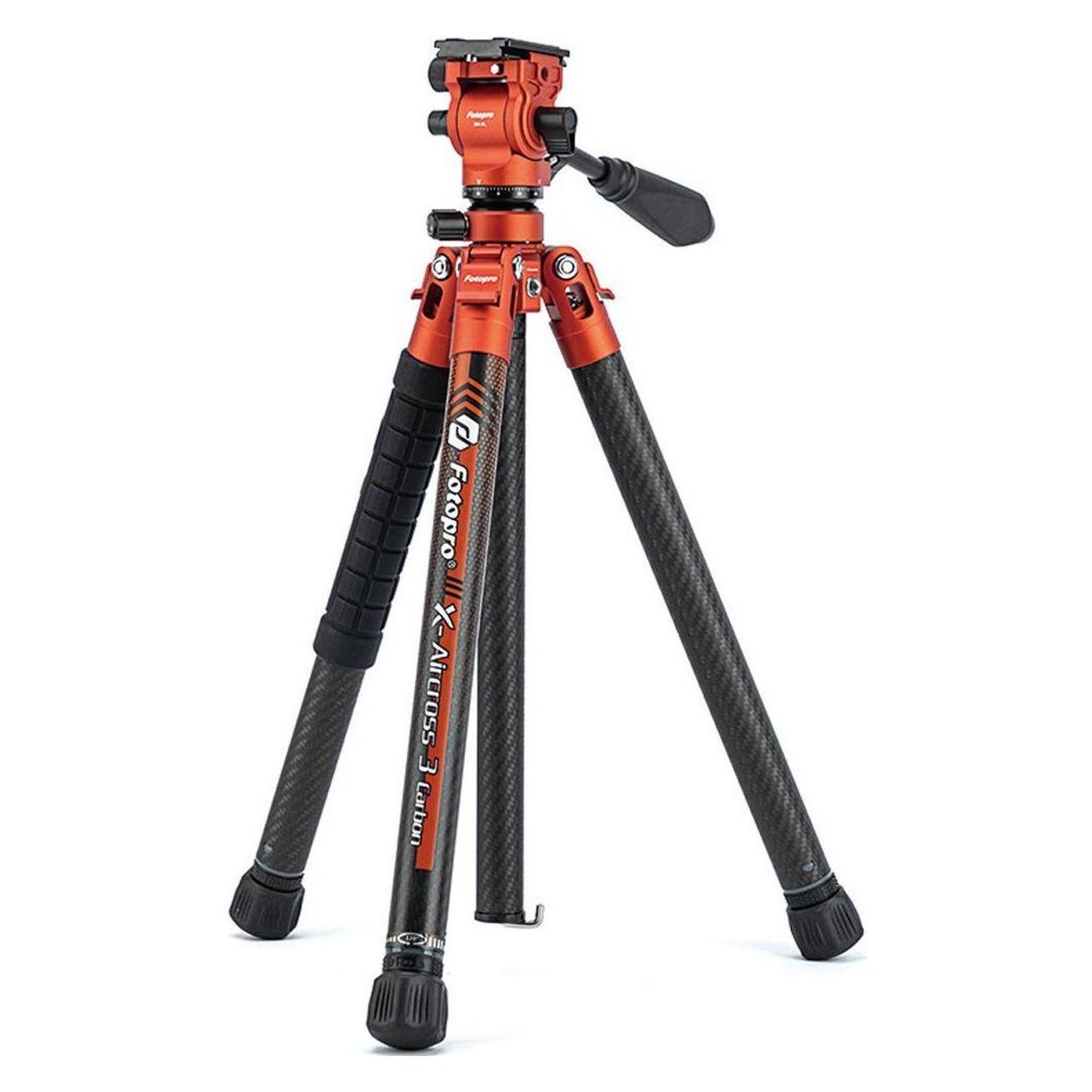 Fotopro X aircross 3 Lite Video Carbon Oranje (Carbon) (D230741)