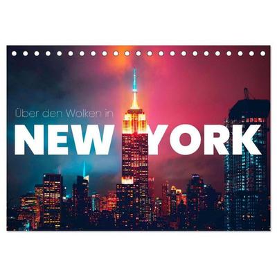 Über den Wolken in New York (Tischkalender 2027 DIN A5 quer), CALVENDO Monatskalender