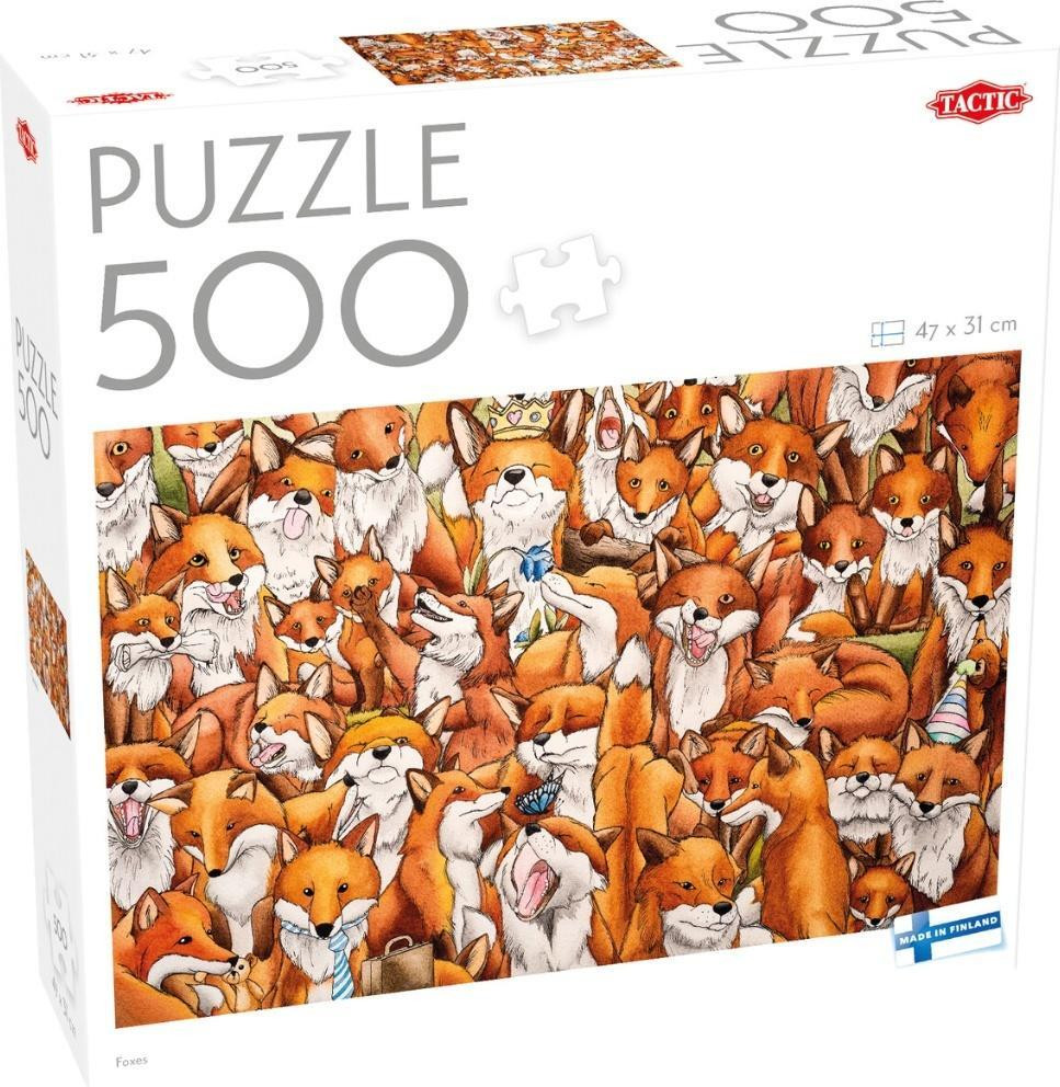 Tactic 59214 Dieren Puzzel, 500 stuks