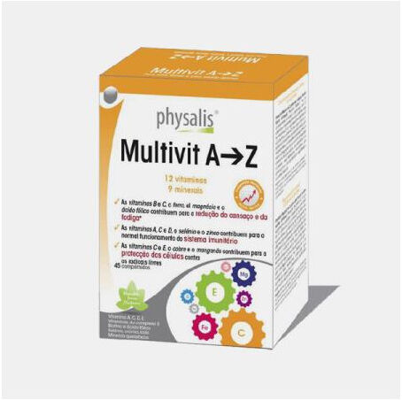 PHYSALIS MULTIVIT A-Z 45 COMPRIMIDOS