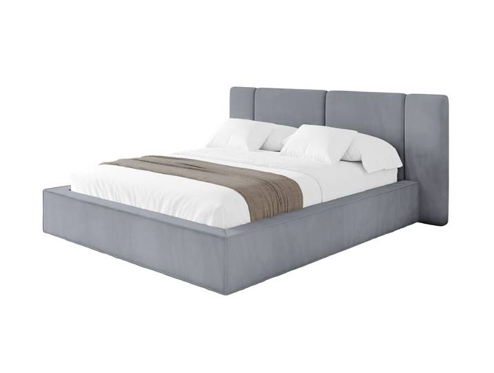 Polsterbett RIVO 120x200 cm Grau - Casablanca 2314