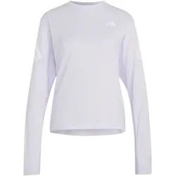 adidas Adi365 Running Climacool Iconic langarm Laufshirt Damen KS5804 - frozen purple/white S