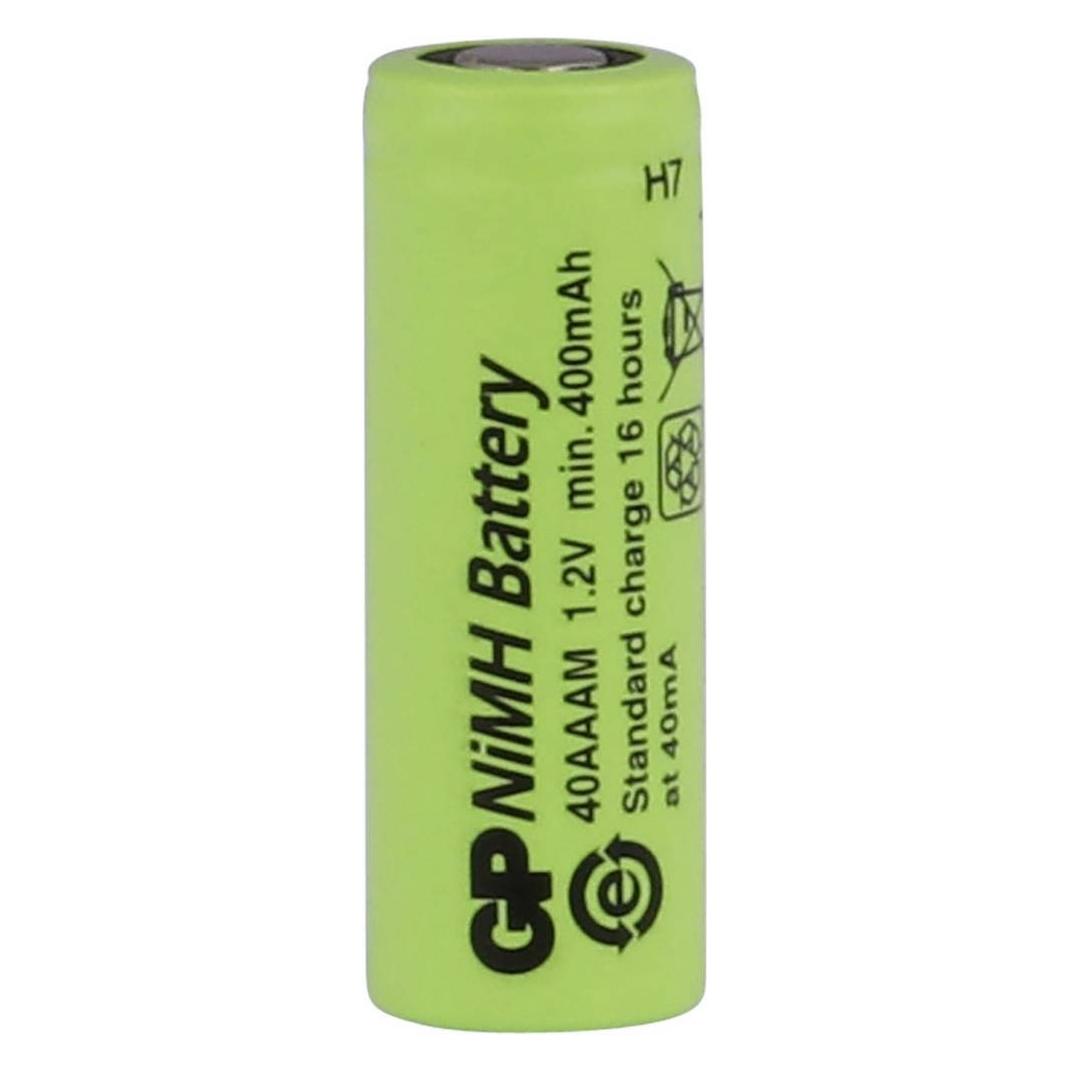 GP Batteries GP GPIND40AAAMB Spezial-Akku 2/3 AAA Flat-Top NiMH 1.2 V 400 mAh (1 Stk., AAA, 400 mAh) (110560)
