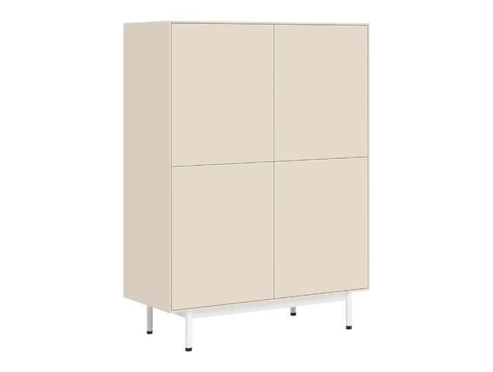 Highboard Malik, Edition, sandgelb, Holzwerkstoff