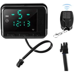 VEVOR Diesel Luftheizungsregler, DC 5 V Universal-Thermostatschalter für Dieselheizung, Standheizungsregler mit LCD Display & Fernbedienung, Dieselheizungsschalter für 2 kW/5 kW/8 kW Standheizungen