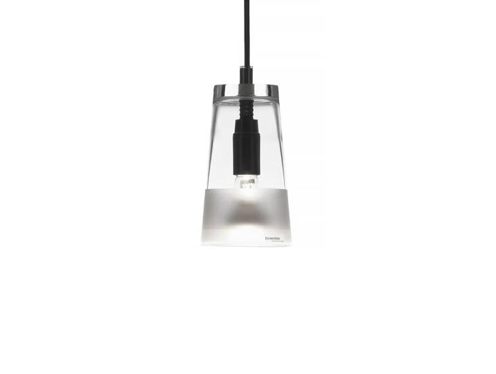 Bsweden Suspension Manhattan 16 verre transparent, bande horizontale givrée