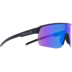 Red Bull, Unisex, Sportbrille, Dakota (Black, Green, smoke green mirror), Schwarz