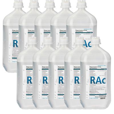Ringer Acetat Lösung 10x1000 ml Infusionslösung